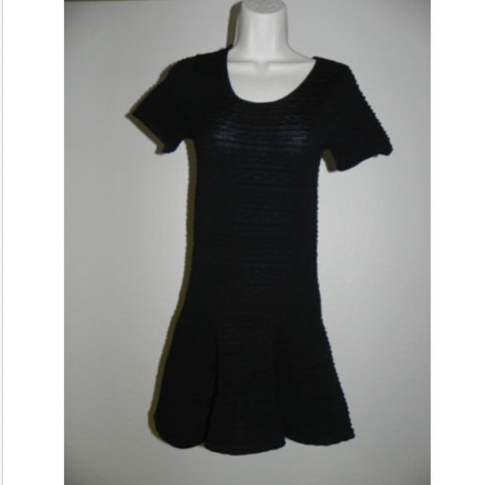T/O SWEATERs DRESS WOMENS SMALL BLACK NWT